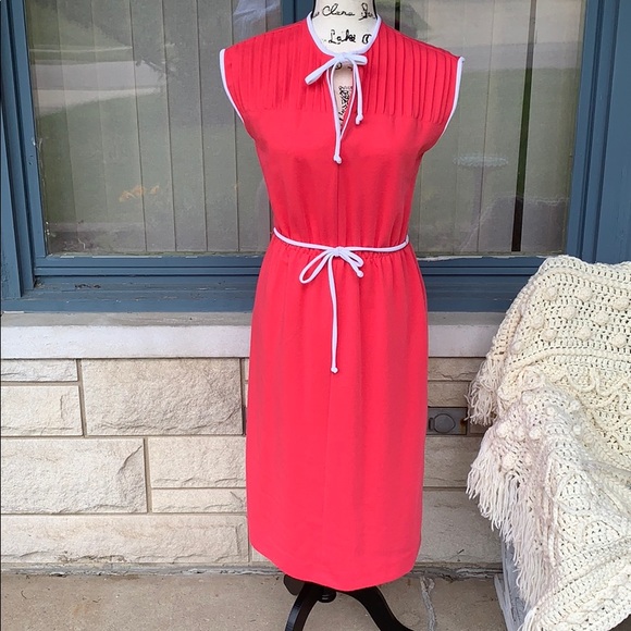 🌈 Leslie Fay vintage 70s 89s jumper stretch pleat - Picture 1 of 6